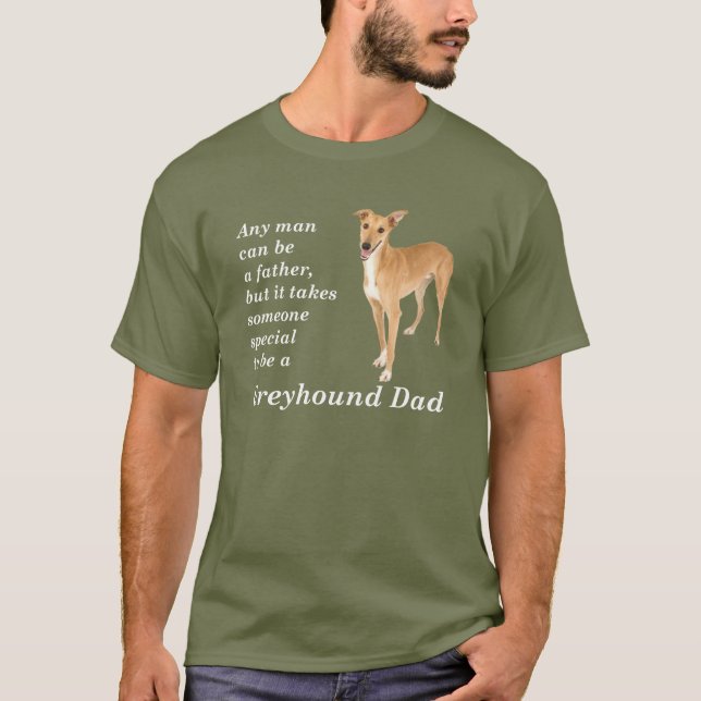 Greyhound Dad T-Shirt (Front)