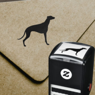 Greyhound Dog Breed Silhouette Self-inking Stamp