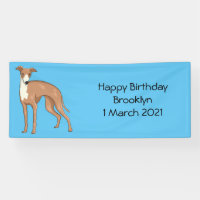 Greyhound dog cartoon illustration 