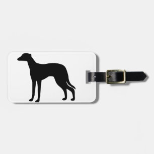 Greyhound Dog Luggage Tag