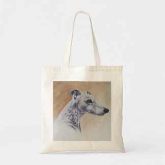 Greyhound Dog Painted in Watercolour Tote Bag