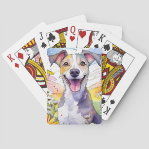 Greyhound Dog Playing Cards