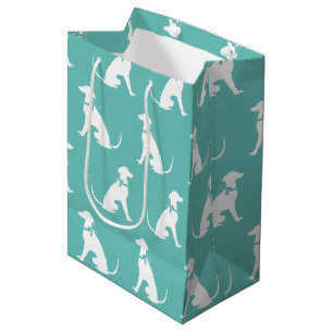 Greyhound Dog Puppy Medium Gift Bag