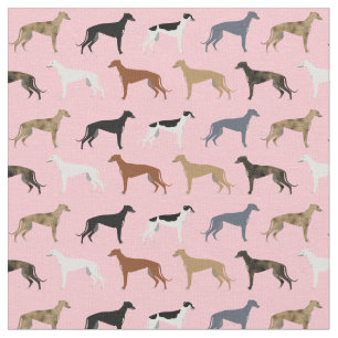 greyhound dogs coat colors pink fabric