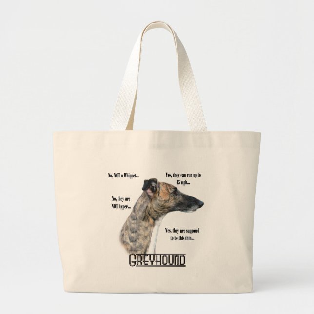 Greyhound FAQ Tote Bag (Front)