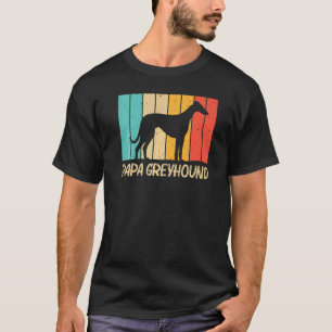 Greyhound For Men Dad Italian Greyhound Rescue Dog T-Shirt