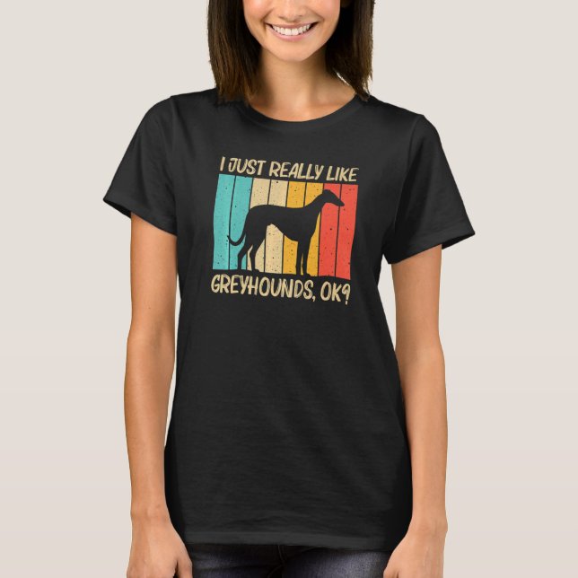 Greyhound For Men Women Italian Greyhound Rescue D T-Shirt (Front)