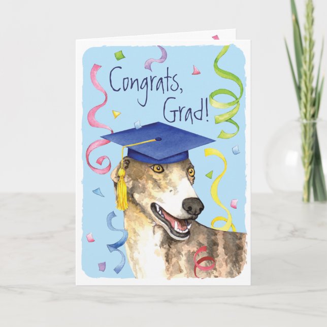 Greyhound Graduate Card (Front)