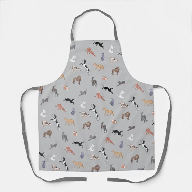 Greyhound Grey Apron (Front)