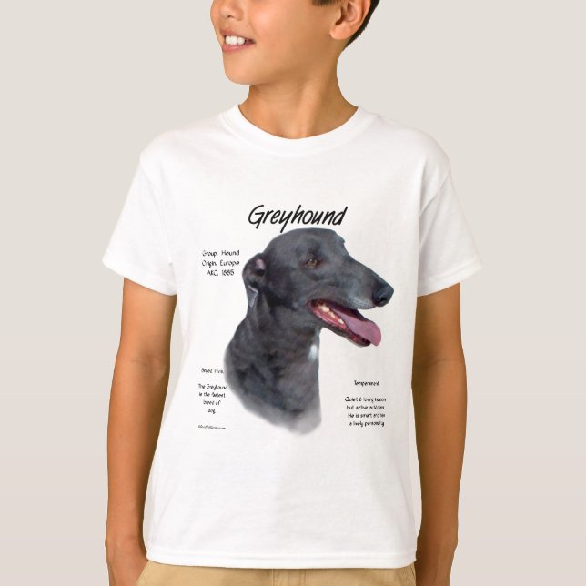 Greyhound History Design T-Shirt (Front)