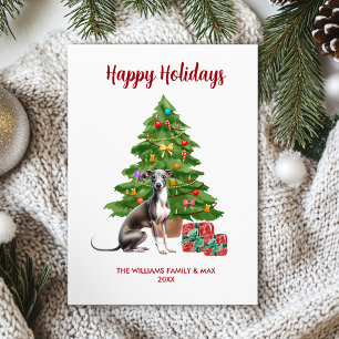 Greyhound Holiday Card