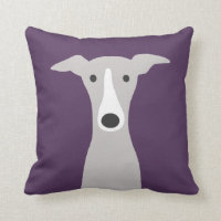 Greyhound, Italian Greyhound or Whippet Dog Violet