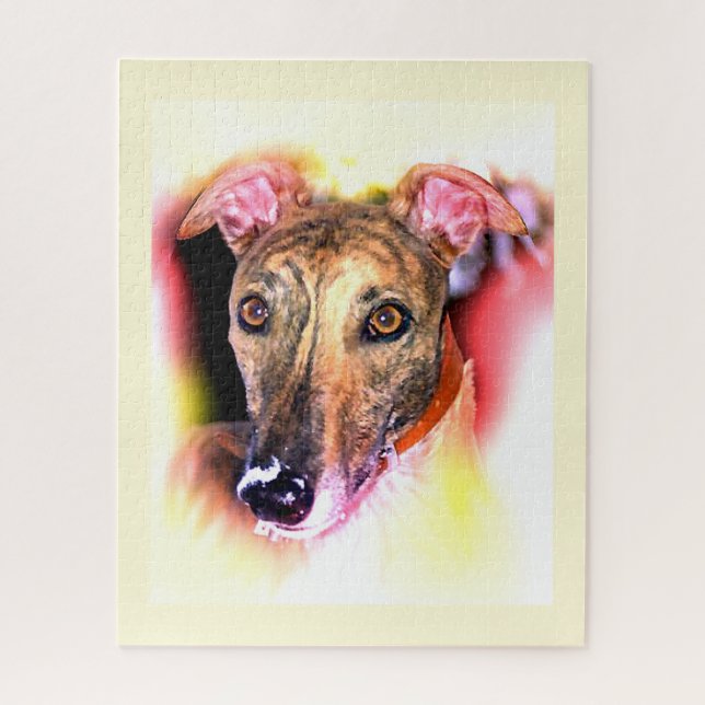 Greyhound Jigsaw Puzzle (Vertical)