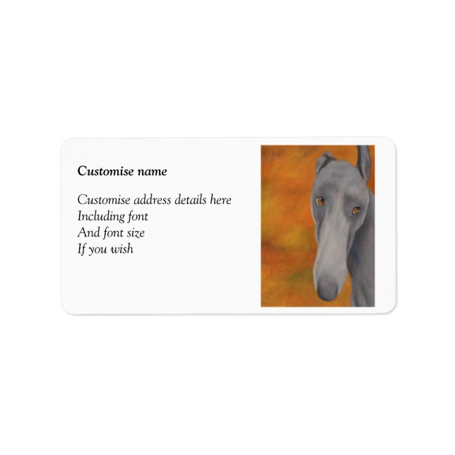 Greyhound labels (a275) (Front)