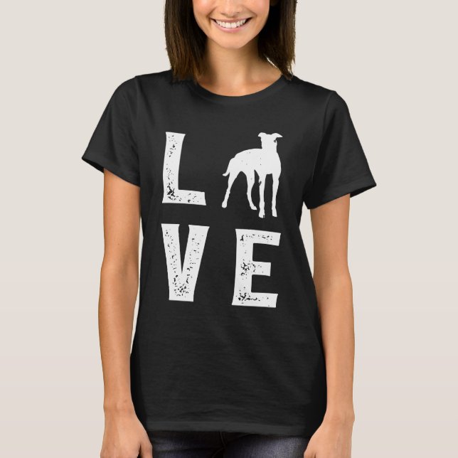 Greyhound Love  1 T-Shirt (Front)