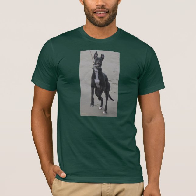 Greyhound Love on a shirt (Front)