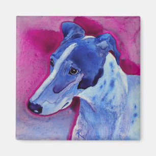 Greyhound Magnet - "Blue Boy"