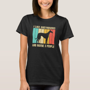 Greyhound  Men Women Italian Greyhound Dog T-Shirt