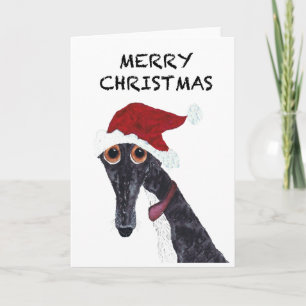 GREYHOUND MERRY XMAS CARD