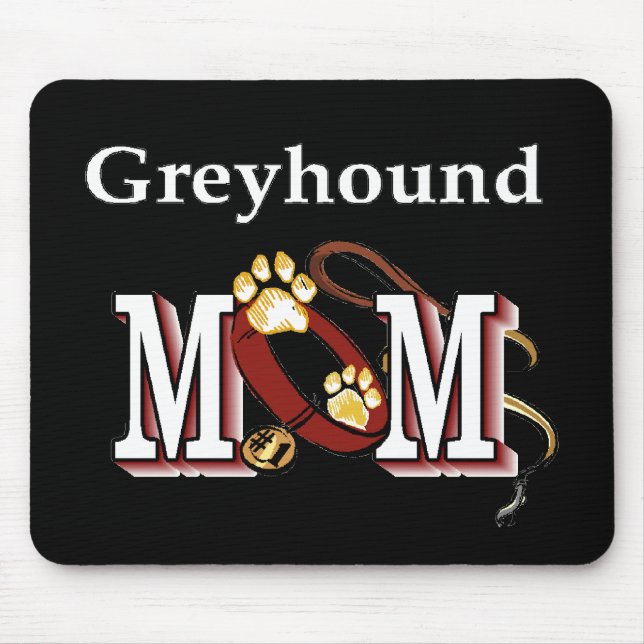 Greyhound MOM Gifts Mouse Pad (Front)