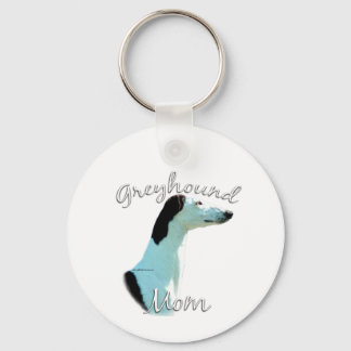 Greyhound Mum 2 Key Ring