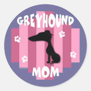 Greyhound Mum Stickers