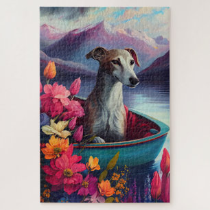 Greyhound on a Paddle: A Scenic Adventure Jigsaw Puzzle