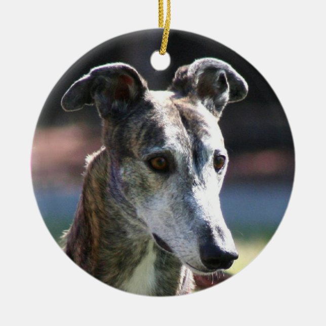Greyhound ornament (Front)
