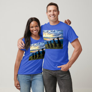 Greyhound Pack Sunset    T-Shirt