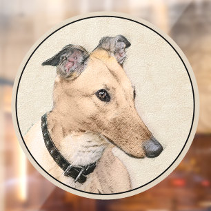 Greyhound Painting - Cute Original Dog Art