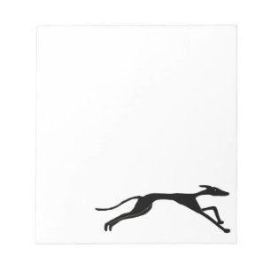 Greyhound Racing Art Notepad