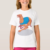 Greyhound Racing Girls T-Shirt