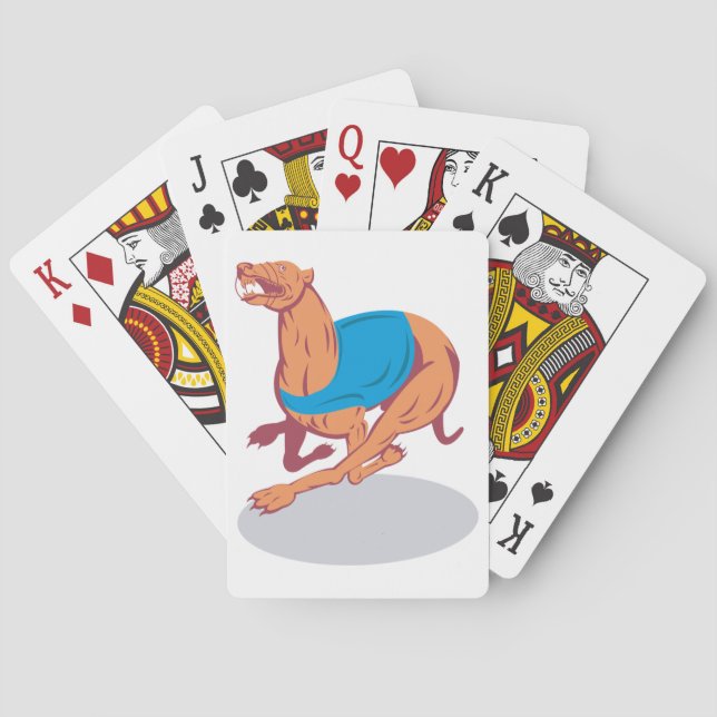 Greyhound Racing Playing Cards (Back)