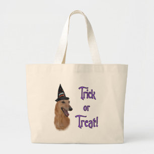 Greyhound (red) Trick Large Tote Bag