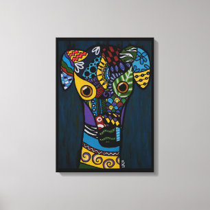 Greyhound - Retired Racing Rescue Canvas Print