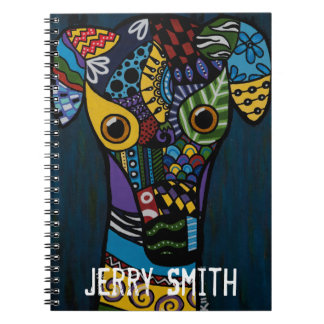 Greyhound - Retired Racing Rescue Spiral Notebook