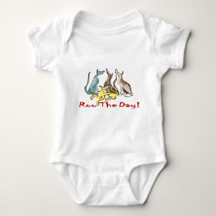 greyhound roo baby bodysuit
