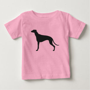 Greyhound Silhouette Baby T-Shirt