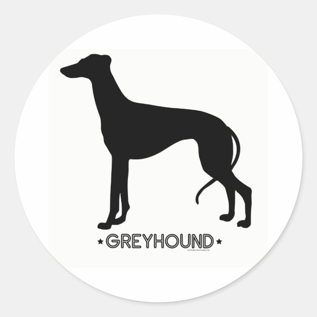 Greyhound Sticker (Front)