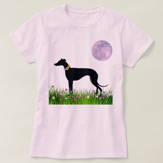 Greyhound Summer T-Shirt (Design Front)