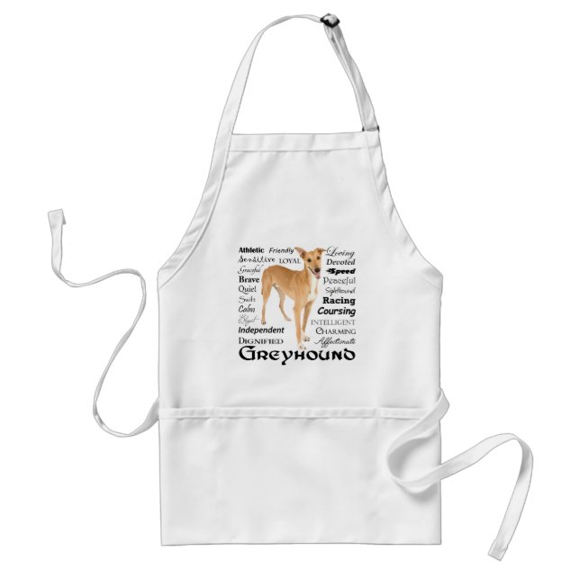 Greyhound Traits Apron (Front)