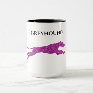 Greyhound two toned mug. mug