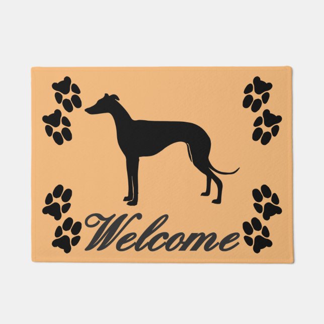 Greyhound - Welcome Doormat (Front)