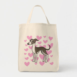 Greyhound / Whippet / Italian Greyhound Love Tote Bag