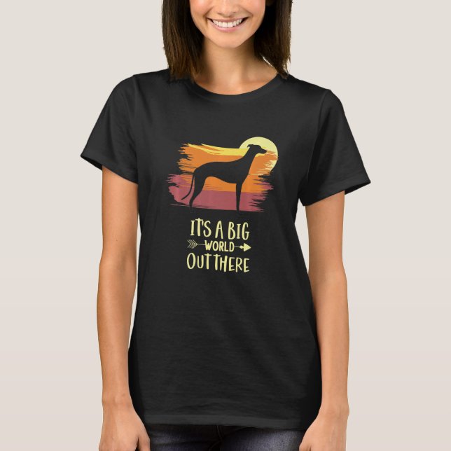 Greyhound Windhound Dog Breed  1 T-Shirt (Front)