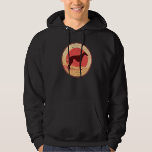 Greyhound Windhound Retro  23 Hoodie