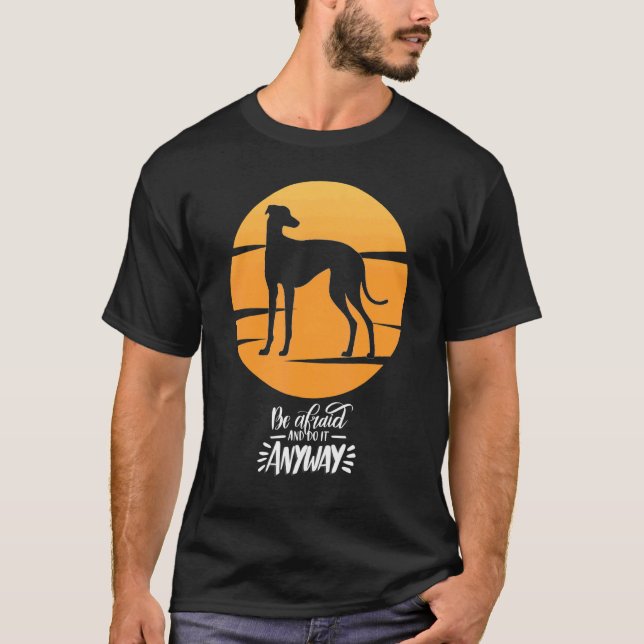Greyhound Windhound Retro 4 T-Shirt (Front)