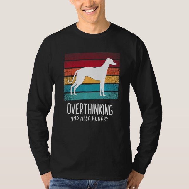 Greyhound Windhound Retro  8 T-Shirt (Front)