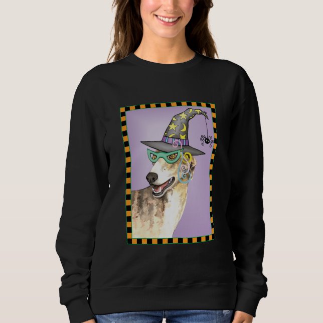 Greyhound Witch Sweatshirt (Front)