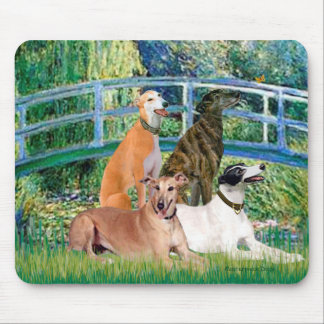 Greyhounds (four) - Bridge Mouse Pad